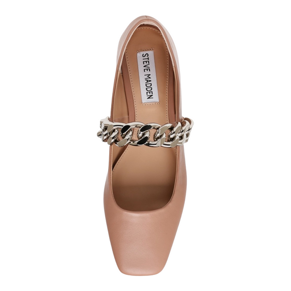 STEVE MADDEN QUEENIE BLUSH LEATHER