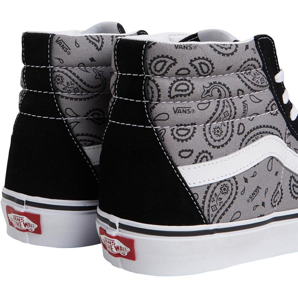 VANS SK8-HI PAISLEY GREY/TRUE WHITE