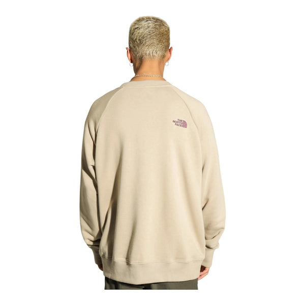 M SIMPLE LOGO CREW FLAX