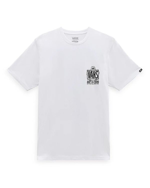 VANS ADOPT A FRIEND SS TEE WHT