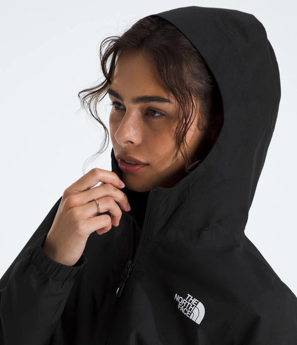 CHAQUETA IMPERMEABLE W QUEST MONO JACKET GRANITE BLACK