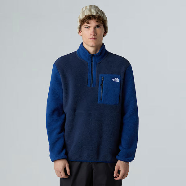 THE NORTH FACE M YUMIORI 1/4 ZIP SUMMIT NAVY
