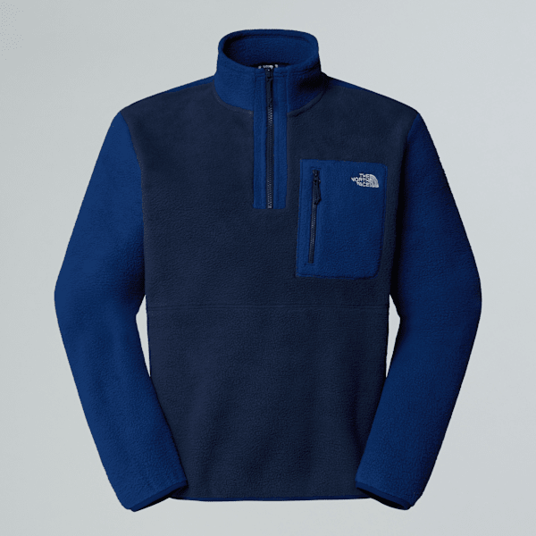 THE NORTH FACE M YUMIORI 1/4 ZIP SUMMIT NAVY