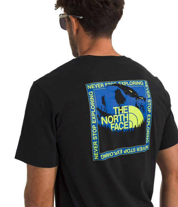 FRANELA M EVOLUTION MOUNTAIN SCAPE SHORT SLEEVE TEE GRAPH BLACK