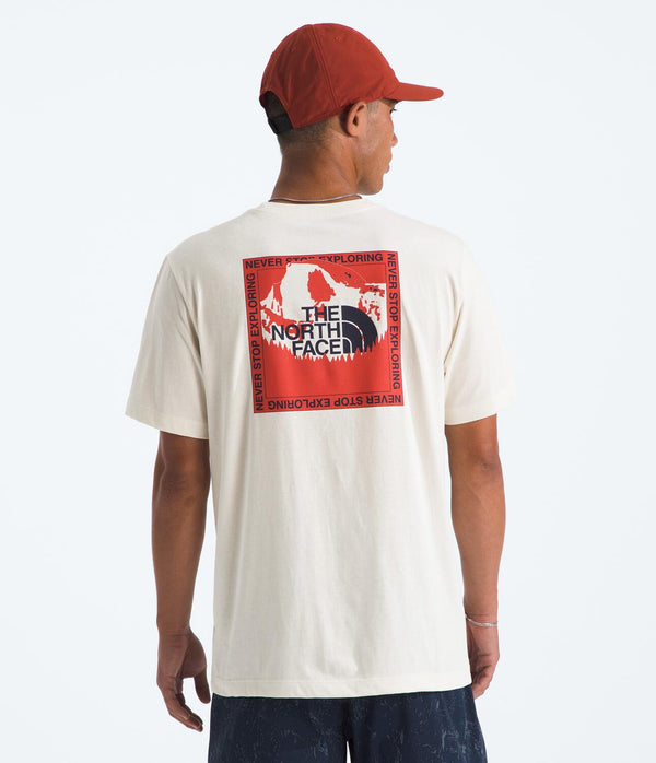 FRANELA M EVOLUTION STAY EXPLORING SHORT SLEEVE TEE GRAPH WHITE DUNE