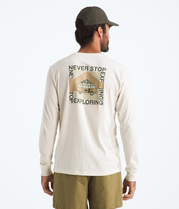 FRANELA M EVOLUTION ESCAPE THE CITY LONG SLEEVE TEE GRAPH WHITE DUNE