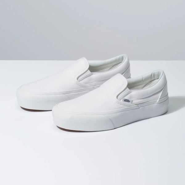 VANS CLASSIC SLIP-ON PLATAFORMA WHT