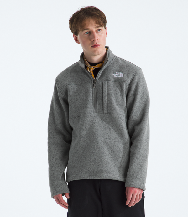 THE NORTH FACE M GORDON LYONS 1/4 ZIP GREY