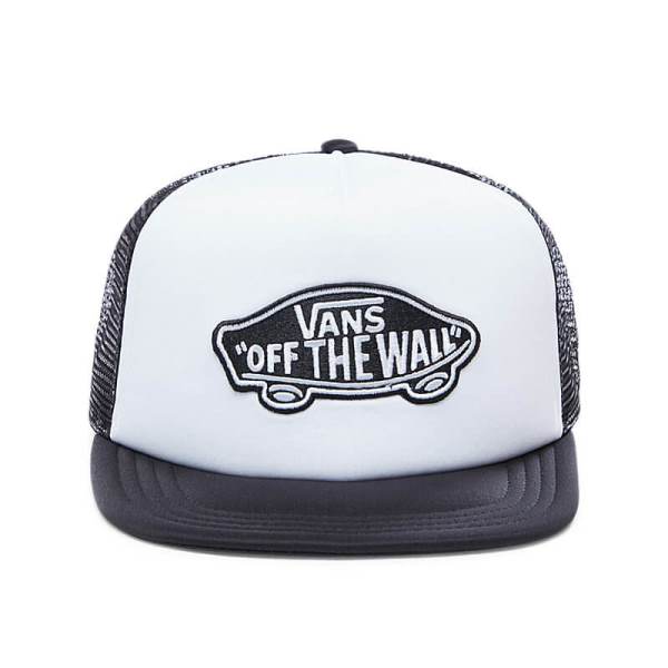 Classic Patch Trucker Black White