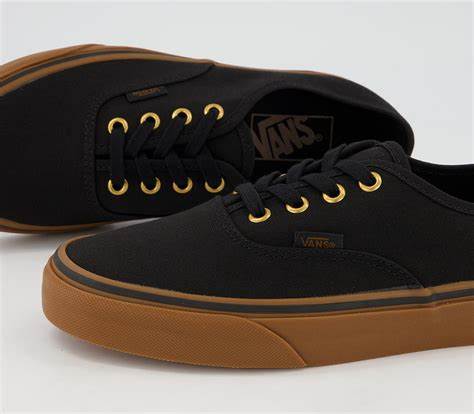 VANS AUTHENTIC BLACK RUBBER